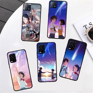 เคสโทรศัพท์มือถือ ลายการ์ตูนอนิเมะ Your Name สําหรับ Realme 2 3 5 5S 5i 6i 6 Pro Q A5 9i IJ16