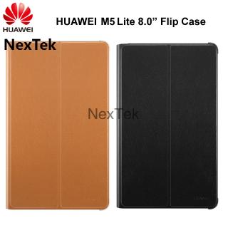 แท้100% HUAWEI MediaPad M5 Lite 8.0 inch Tablet Case PU Leather Flip Cover Stand Cover Funda for Huawei M5 Lite 8.0" HUAWEI MediaPad M5 Lite 8.0 นิ้วแท็บเล็ตเคสหนัง PU ฝาพับฝาครอบ Funda สำหรับ Huawei M5 Lite 8.0