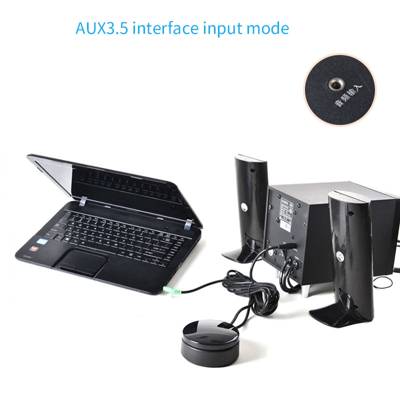 ตัวควบคุมระดับเสียงสัญญาณ Aux 3.5 มม. ปรับได้ สําหรับระบบขยายเสียงลําโพง