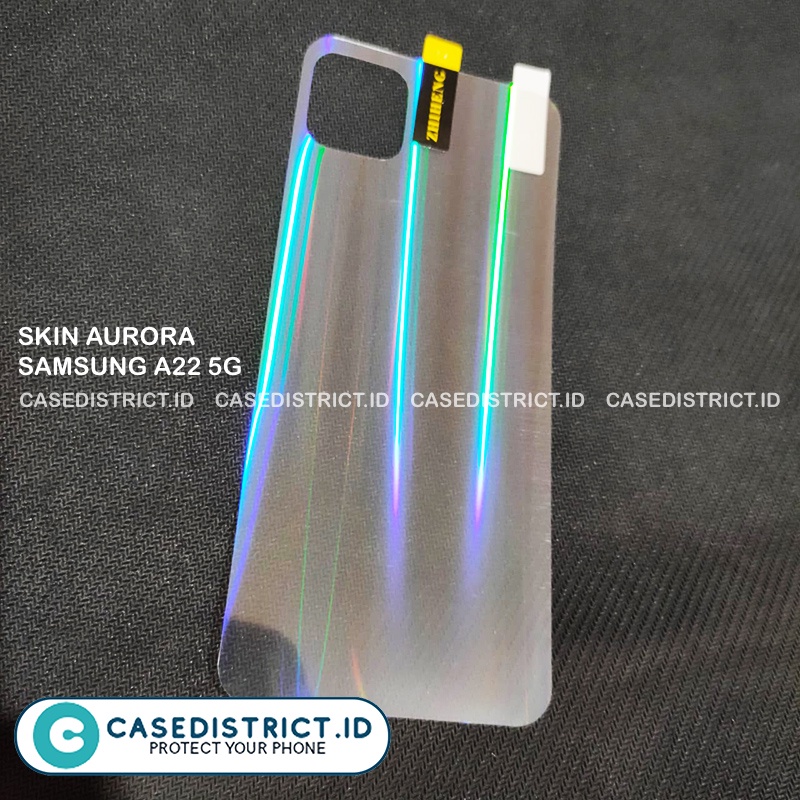Aurora Skin SAMSUNG A22 5G Garskin Rainbow SAMSUNG A22 5Gสติกเกอร์SAMSUNG A22 5Gหน้าจอด้านหลังSAMSUN