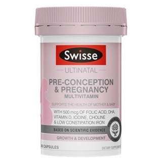 SWISSE สูตร Pre-Conception &amp; Pregnancy