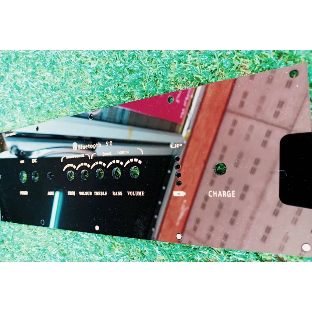 เพทตู้ลำโพงDIY ZK-TB21ไม่ย้ายวอ ทำจากอะคริลิค 2.5 มิล ออกแบบสวยงามตัวอักษรสีทองเกร็ด