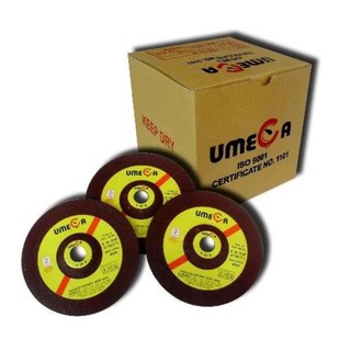 UMEGA แผ่นเจียเหล็ก  ø7" - หนา 6 มม. (กล่องละ 25ใบ)