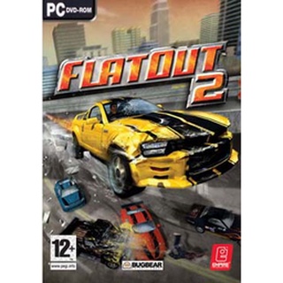 แผ่นเกมส์ คอมพิวเตอร์ PC Flat Out รถแข่งชนแหลก