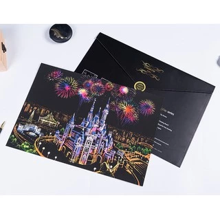 ภาพวาด Magic Scratch Art ภาพขูดสีสันสดใสสวยงามมากๆ ขนาด 40.5x28.5cm ของเล่นสร้างสีสันศิลปะ