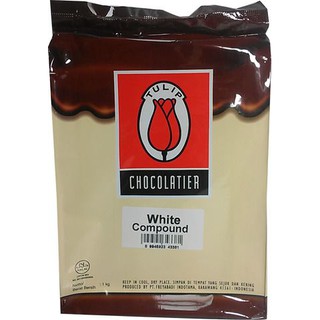 Tulip White Compound 1kgทิวลิป ไวท์ คอมพาวด์ ไวท์ ช็อกโกแลต