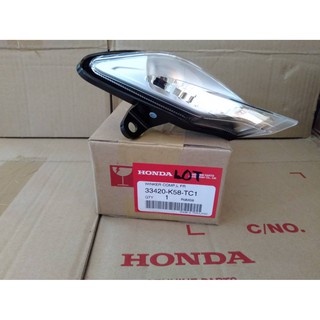 ไฟเลี้ยวหน้า ของแท้เบิกศูนย์ Honda ข้างซ้าย L wave110i 2019-2020 รหัสอะไหล่ 33420-K58-TC1