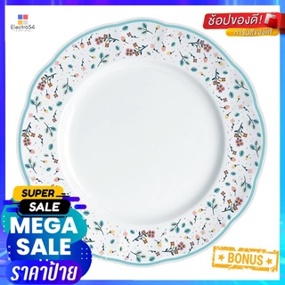 จาน FINE PORCELAIN ตื้น 8" KECH SPRING FLOWERSFINE PORCELAIN FLAT PLATE 8" KECH SPRING FLOWERS