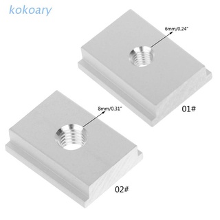 KOK M6 M8 T-slot T-Slider Sliding Nut For Woodworking Tool Slot Fastener Jigs Pressing Plate