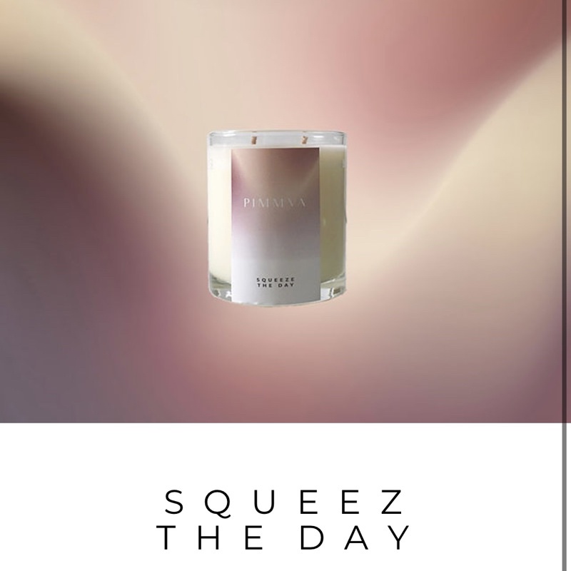 PIMMVA No.2 Squeeze the day | Natural soy wax candle 240g.