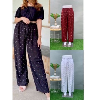 CELANA KULOT PANJANG MOTIF POLKADOT