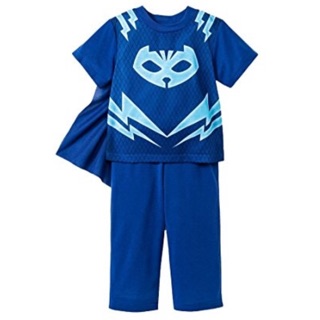 ชุดนอนแขนสั้นขายาว PJ Masks Blue Caped Pajama ไซส์ 8