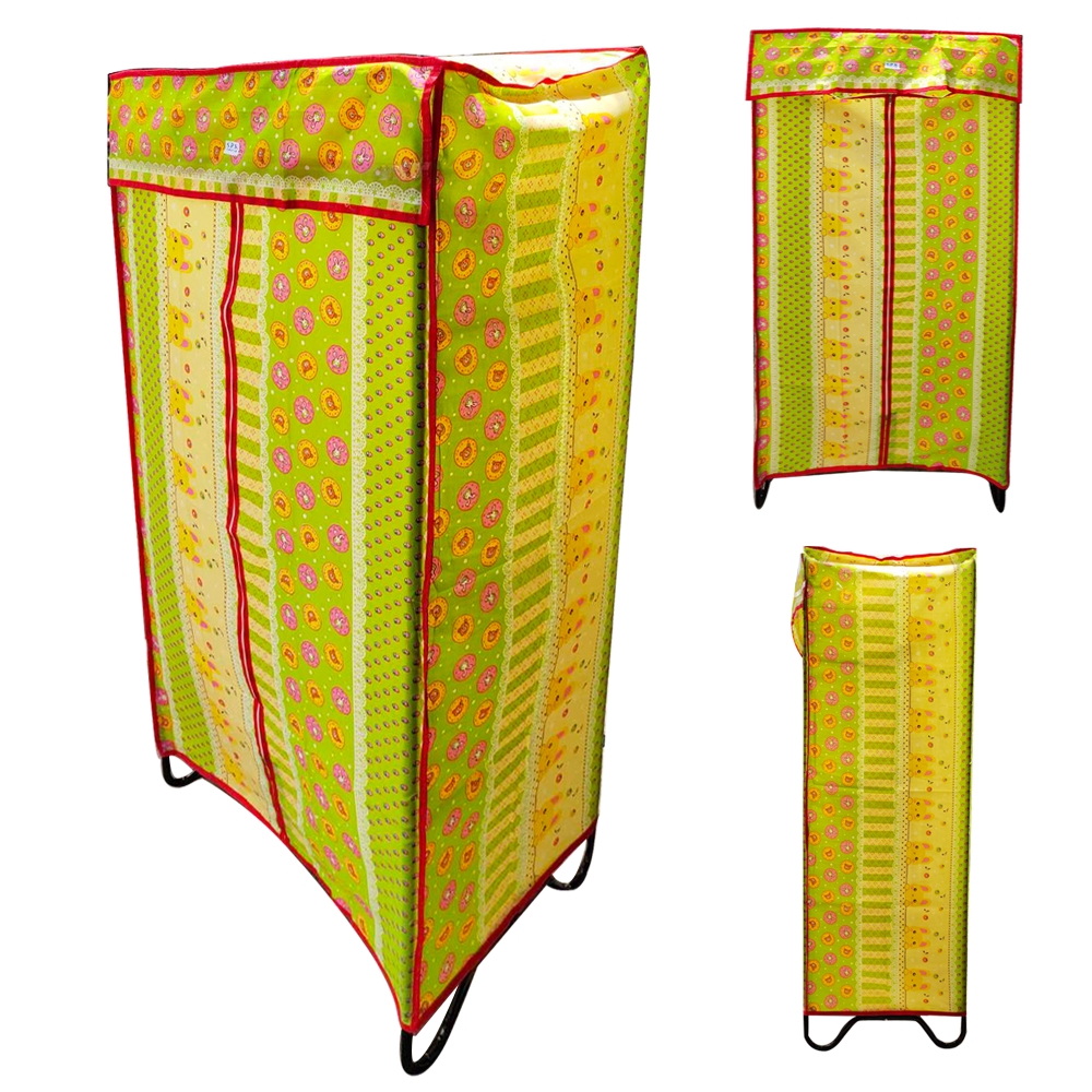 ตู้เสื้อผ้า ขนาด 50x75x150 cm คละสีคละลายคละแบบ รุ่น Wardrobe-Plastic-04B-Psk2