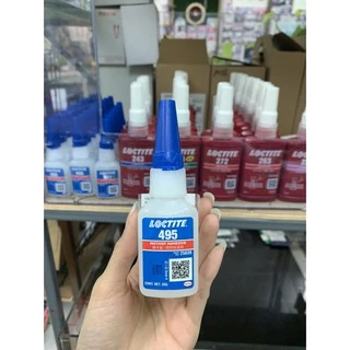 Loctite 495 กาวแห้งเร็ว 20g. มี QR CODE กาวร้อน ล็อคไทท์ กาวอเนกประสงค์ หน้าขวด น้ำยาต่อโอริง ของแท้ 100%