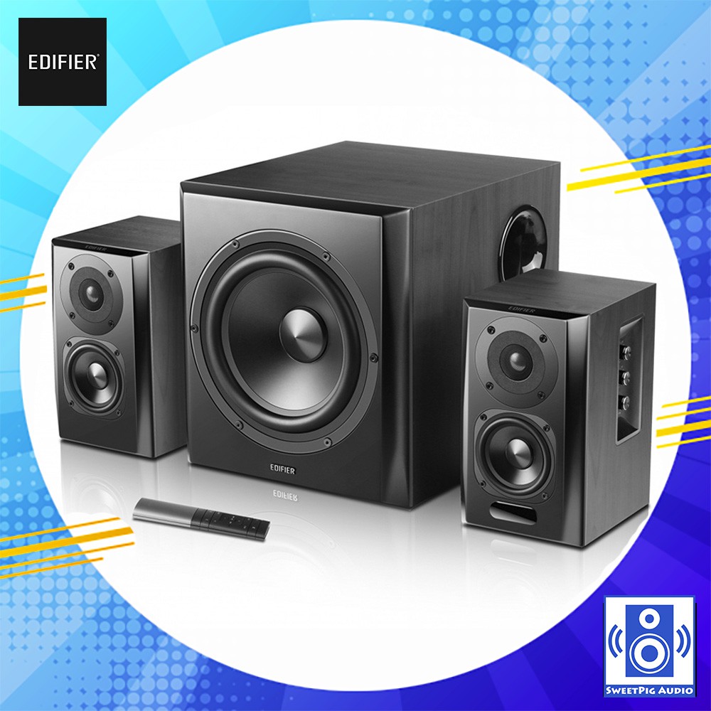 ลำโพง Edifier S351DB 2.1 Bluetooth 5.0 Speaker Black  รับประกันศูนย์ไทย 2 ปี