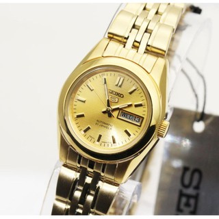 ﻿นาฬิกา SEIKO 5 Automatic for ladies SYMA38K1 เรือนทอง