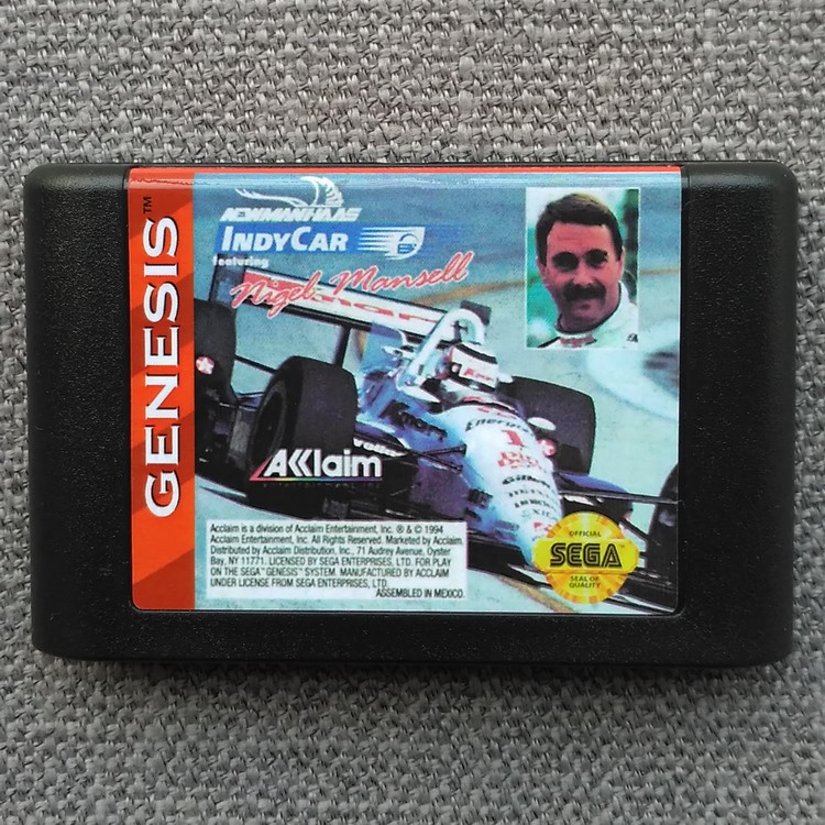 การ์ด Sega MD < Newman Haas IndyCar > Newman Haas IndyCar