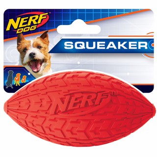 Nerf Dog small tire squeak football เนิร์ฟด๊อก ฟุตบอล ขนาด 4 นิ้ว