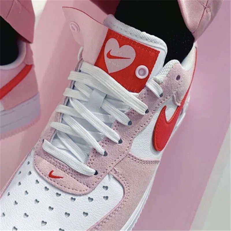 Ready Stock AF1 Nike Air Force 1 Valentine's Day Pink Love Popcorn ...