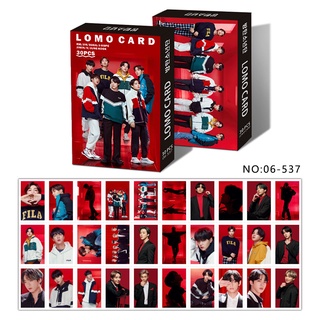 การ์ดโลโม่ โฟโต้การ์ด BTS Fila X Project 7 | Fila Fall 2020 Collection,LOMO CARD 30 ชิ้น/กล่อง 8.5×5.5 ซม.Jungkook,Jimin