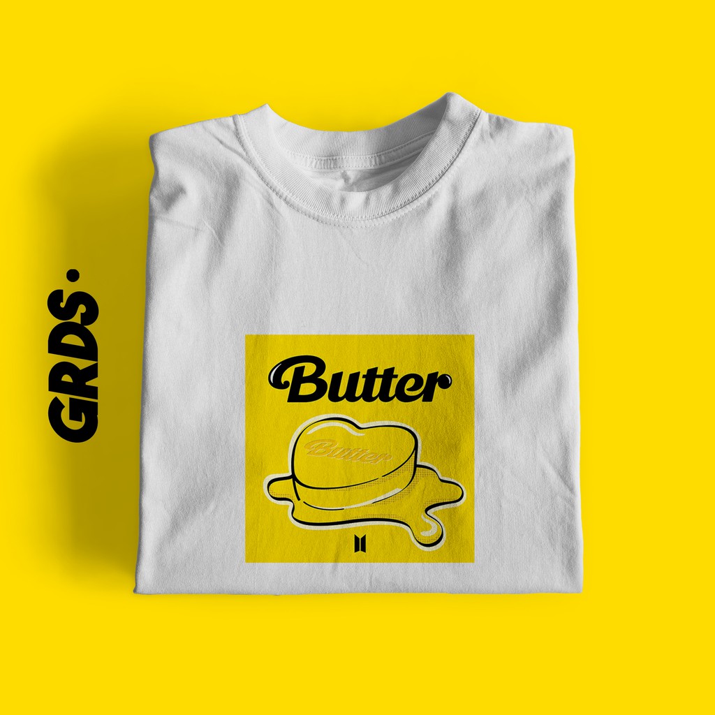 เสื้อยืด BTS BUTTER / เสื้อยืด BTS BUTTER ฟรีสติ๊กเกอร์