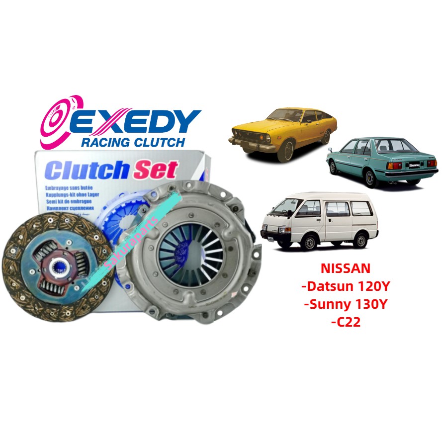 Exedy ชุดคลัทช์ สําหรับ Nissan Datsun 120Y Sunny 130Y C22