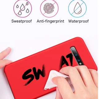 เคสโทรศัพท์มือถือซิลิโคน สีพื้น สำหรับ Samsung Galaxy S10 Plus S 10 E Note 8 Note 9