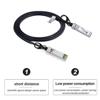 ส่งฟรี ประกัน 1 ปี สินค้าในไทย 10G SFP+ Twinax Cable, Direct Attach Copper(DAC) Passive Cable 3M