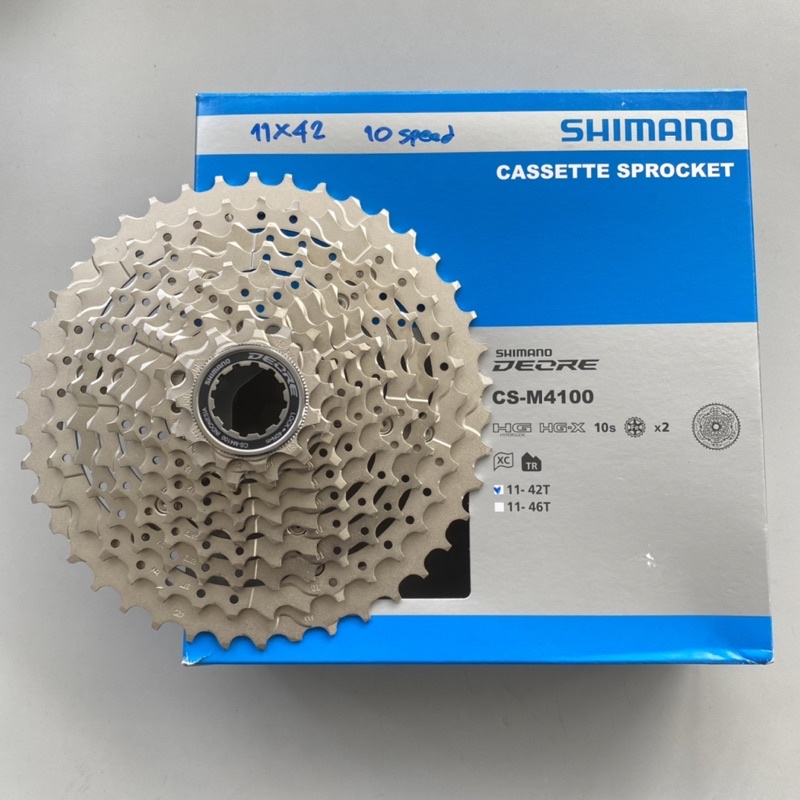 เฟืองหลัง Shimano DEORE CS-M4100 10สปีด