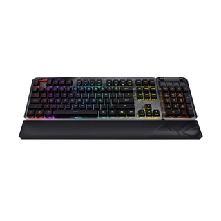 ASUS ROG Claymore II RED modular TKL 80%/100% gaming mechanical keyboard with ROG RX Optical Mechanical Switches