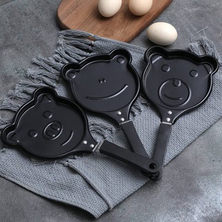 🔥พร้อมส่ง🔥กระทะทอดไข่ กระทะจิ๋ว ลายน่ารัก 🍳