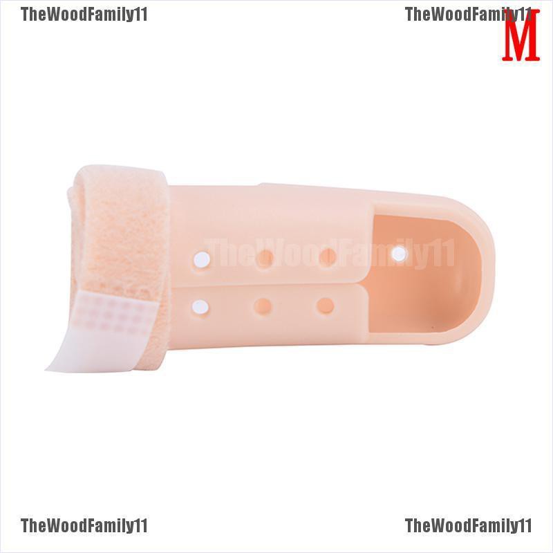 TWF 6 Sizes Plastic Finger Injury Protector Support Brace Splint Joint ...