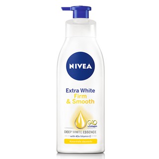 NIVEA Extra White FIRM AND SMOOTH Q10 Body Lotion 600ml. นีเวีย เอ็กซ์ตร้า ไวท์ คิวเท็น โลชั่น เพื่อผิวขาวแลดูอ่อนเยาว์