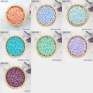 ลูกปัดเม็ดทราย (สีที่ 77-90) 1.5มิล/3มิล/4มิล ห่อใหญ่ 450กรัม สีเยอะมากกก พร้อมส่งทุกสี* [ลิ้งค์ที่ 6/7]