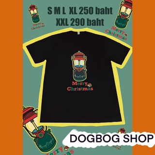 เสื้อยืดคอกลมDogbogเสื้อยืดคอกลม แฟชั่น สไตล์เกาหลี ลายตะเกียง200A campingS-4XL