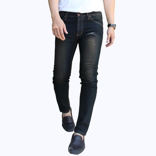 Zebra Jeans กางเกงยีนส์ชายผ้ายืดฟอกขัดด่างสีสนิมดำผ้ายืด(sizeเอว28-36)