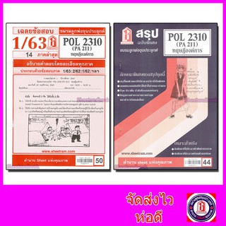 ชีทราม POL2310 (PA 211) ทฤษฎีองค์การ