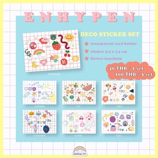 ENHYPEN - DECO STICKER SET สติ๊กเกอร์ ตกแต่งการ์ด