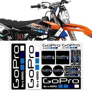 GOPRO Hero สติ๊กเกอร์สะท้อนแสงกีฬาเอ็กซ์ตรีมรถจักรยานยนต์ Motocross ถ่ายภาพรูปลอกดัดแปลงสติกเกอร์ตกแต่งสำหรับ YAMAHA