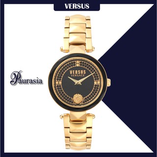 [ของแท้] Versus by Versace นาฬิกาข้อมือ ผู้หญิง รุ่น VERSUS VSPCD2617 COVENTGARDEN D/BLACK DIAL SS paurasia ปอเรเซีย