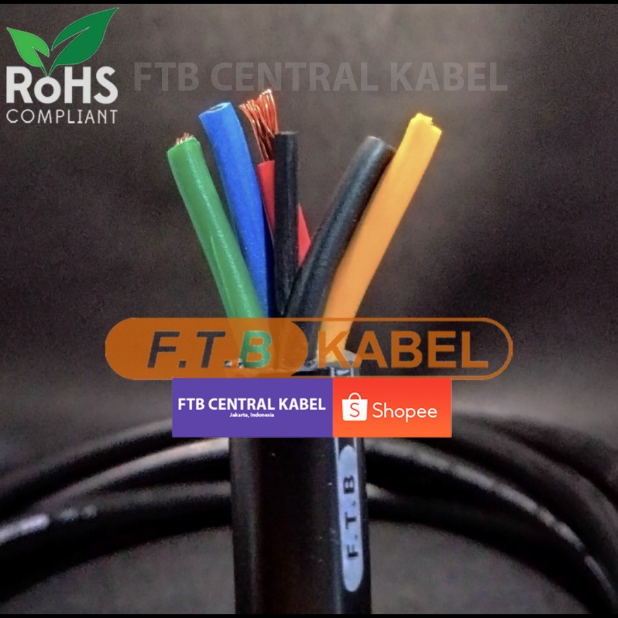 SNI FTB NYYHY Cable 5x1.5 Sqmm 450 / 750V ( NYYHY Control Cable 5x1.5mm RVV 5x1.5mm)