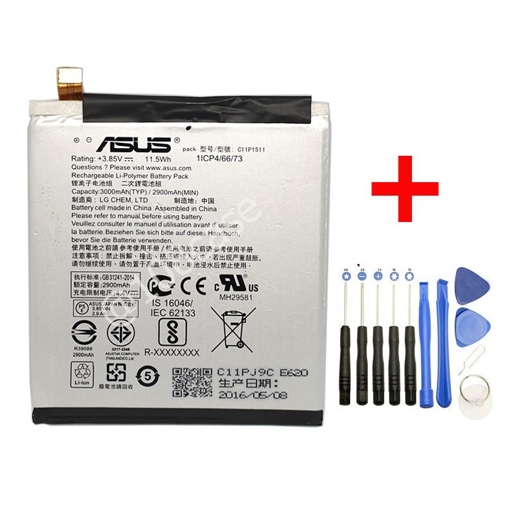 แบตเตอรี่ C11P1511 สำหรับ Asus ZenFone3 , ZE552KL ,Z012DB , ZD552KL, Asus Z012DA , Asus Z012DE รับปร