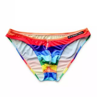 Sexy me rainbow underwear กางเกงในชายสีรุ้ง