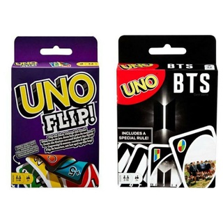 T.P. TOYS UNO 《SAVE2》 UNO FLIP + UNO BTS เกมส์อูโน่ เกมส์กระดาน แพคคู่ รวมจำนวน 2 ชิ้น