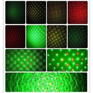Mini Laser Stage lighting ไฟเลเซอร์ ไฟดิสโก้ ไฟเธค กระพริบตามจังหวะเพลง