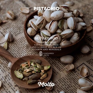 Pistachio (ไอศกรีม ถั่วพิสตาชิโอ 1 ถ้วย 16 oz.) - Molto premium Gelato