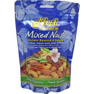 Nut Walker Roasted Unsalted Cashew Nuts 160g  นัทวอล์คเกอร์ เม็ดมะม่วงหิมพานต์อบเกลือ 160 กรัม