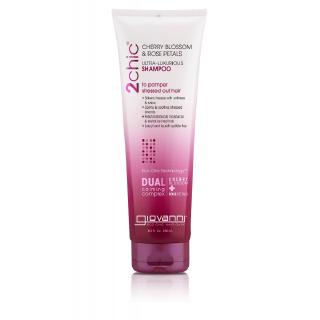 Giovanni แชมพูออร์แกนิคบลอสซัม&amp;กุหลาบ 2Chic® Cherry Blossom &amp; Rose Petals Ultra-Luxurious Shampoo (250ml)