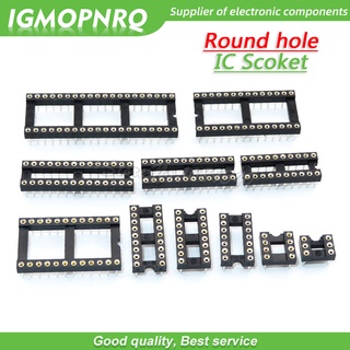 ซ็อกเก็ตเชื่อมต่อ IC DIP 6 8 14 16 18 20 24 28 pin Sockets DIP6 DIP8 DIP14 DIP16 DIP18 DIP20 DIP24 DIP28 DIP-8 10 ชิ้น