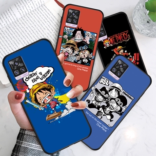 For Vivo V20 Pro 5G V20 SE V20 2020 2021 V19 กันกระแทกการ์ตูนตลกลูฟี่เคสอะนิเมะ OnePiece ปลอกซิลิโคน TPU นุ่มเคสโทรศัพท์ เคสโทรศัพท์